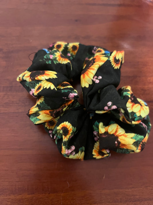 Sunflowers Scrunchie