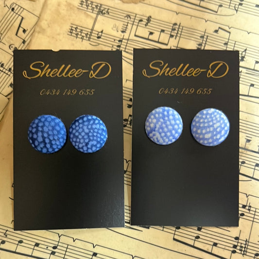 Earrings by Shellee-D - Blue Spot