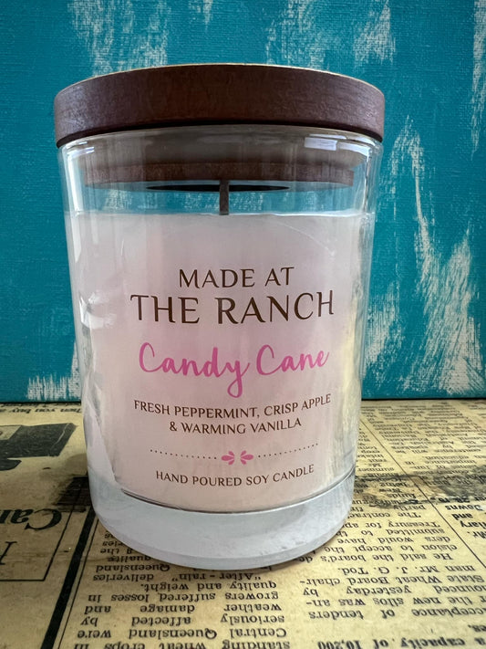 Candy Cane Candle