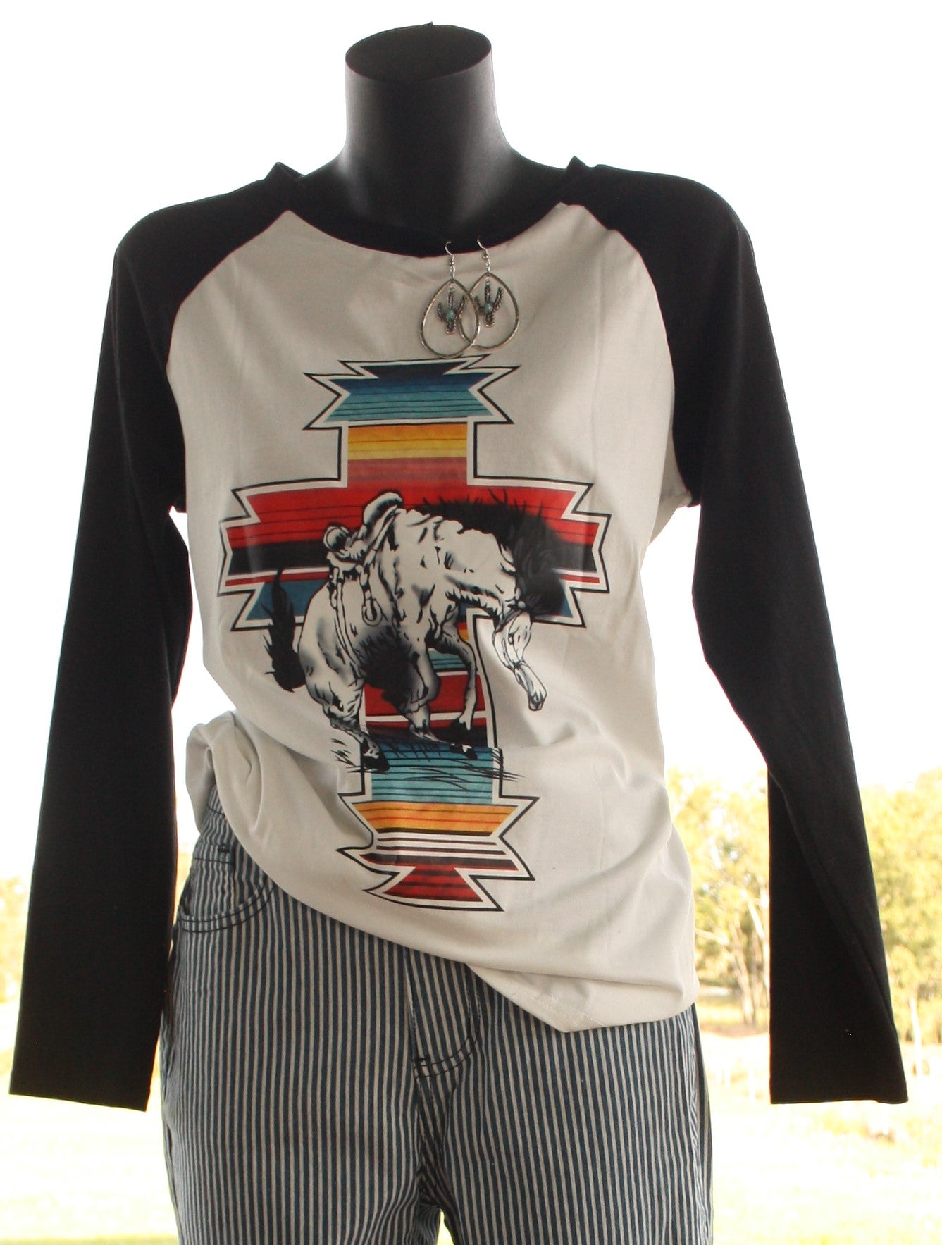 Buckin Aztec Tee