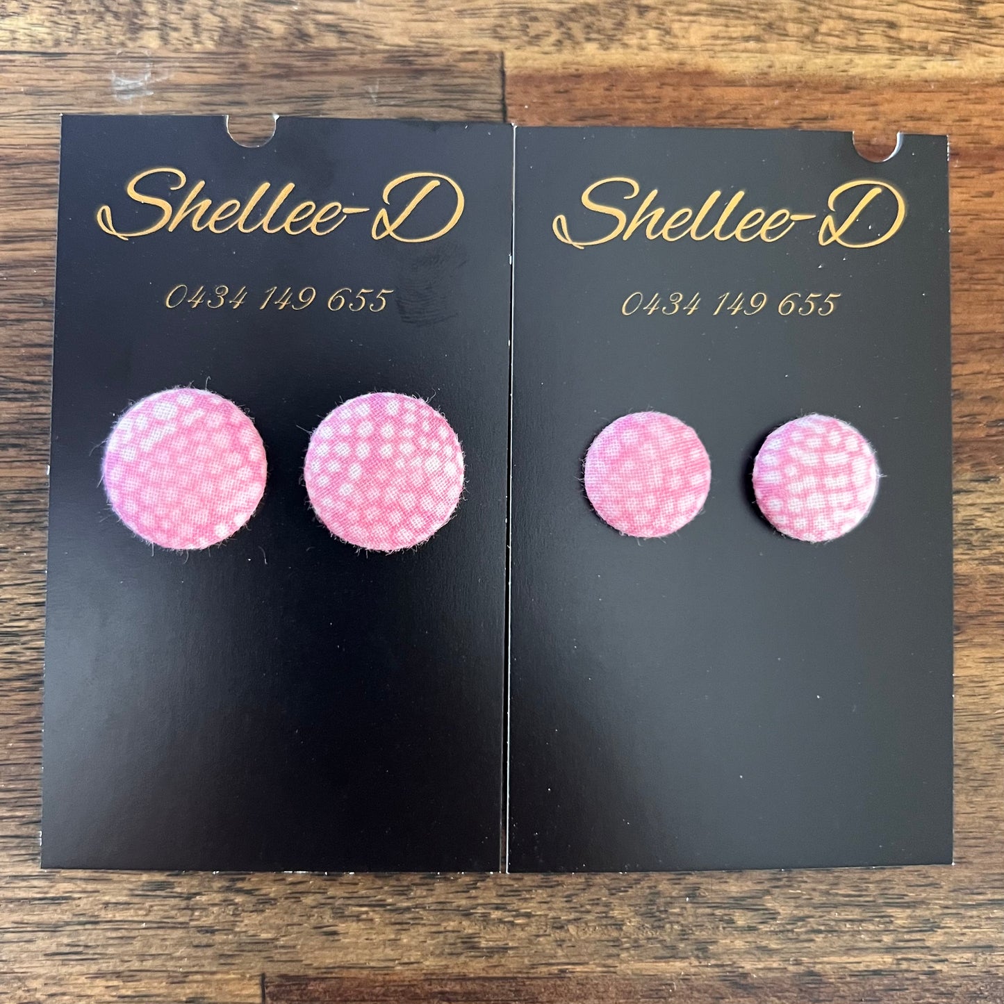 Earrings by Shellee-D - Dusty Pink Spot