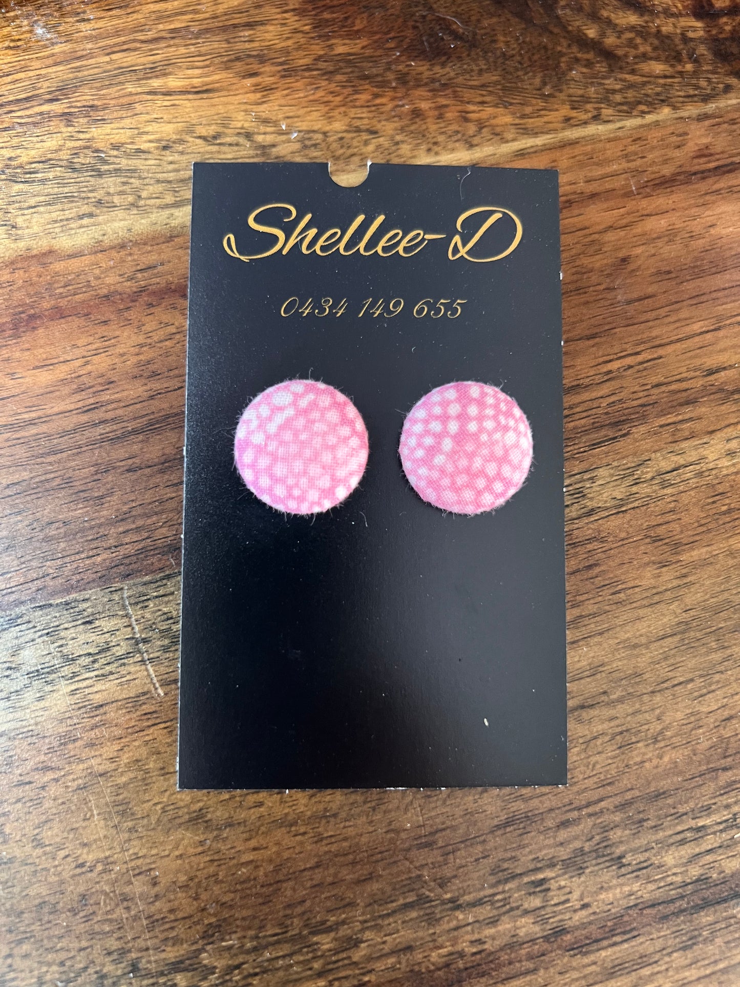 Earrings by Shellee-D - Dusty Pink Spot