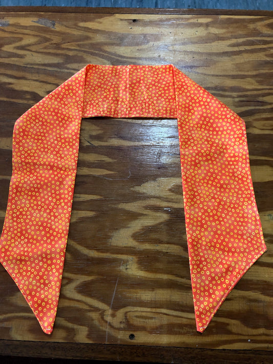 Bright Orange Handmade Scarf